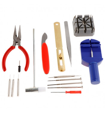 Kit de reparação de 16 ferramentas para relógio